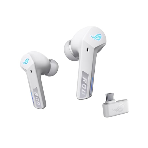 ASUS ROG Cetra True Wireless SpeedNova Gaming Earphones in Moonlight White
